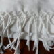 2 old mr fringed monogram towels 97X68cm.