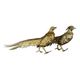 Decorative brass pheasants from the 70s (X2)