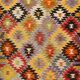 6x10 Tapis Kilim Turc Laine Fait Main, Style Bohème, Motifs Géométriques,
