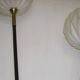 Tripod floor lamp with shelf from the 1950s.