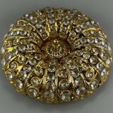 60s 70s lamp Peris Andreu S.A. Riper Plafoniere ceiling lamp Brass Glass