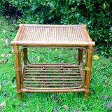 Coffee table / end of rattan sofa