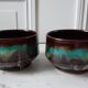 Duo of ceramic lunches Vallauris 70s