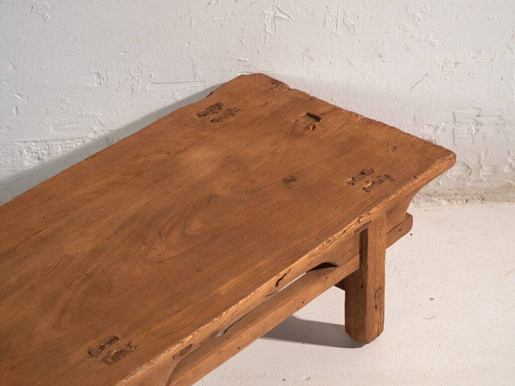 Kang table, antique pine wood – China, circa 1890