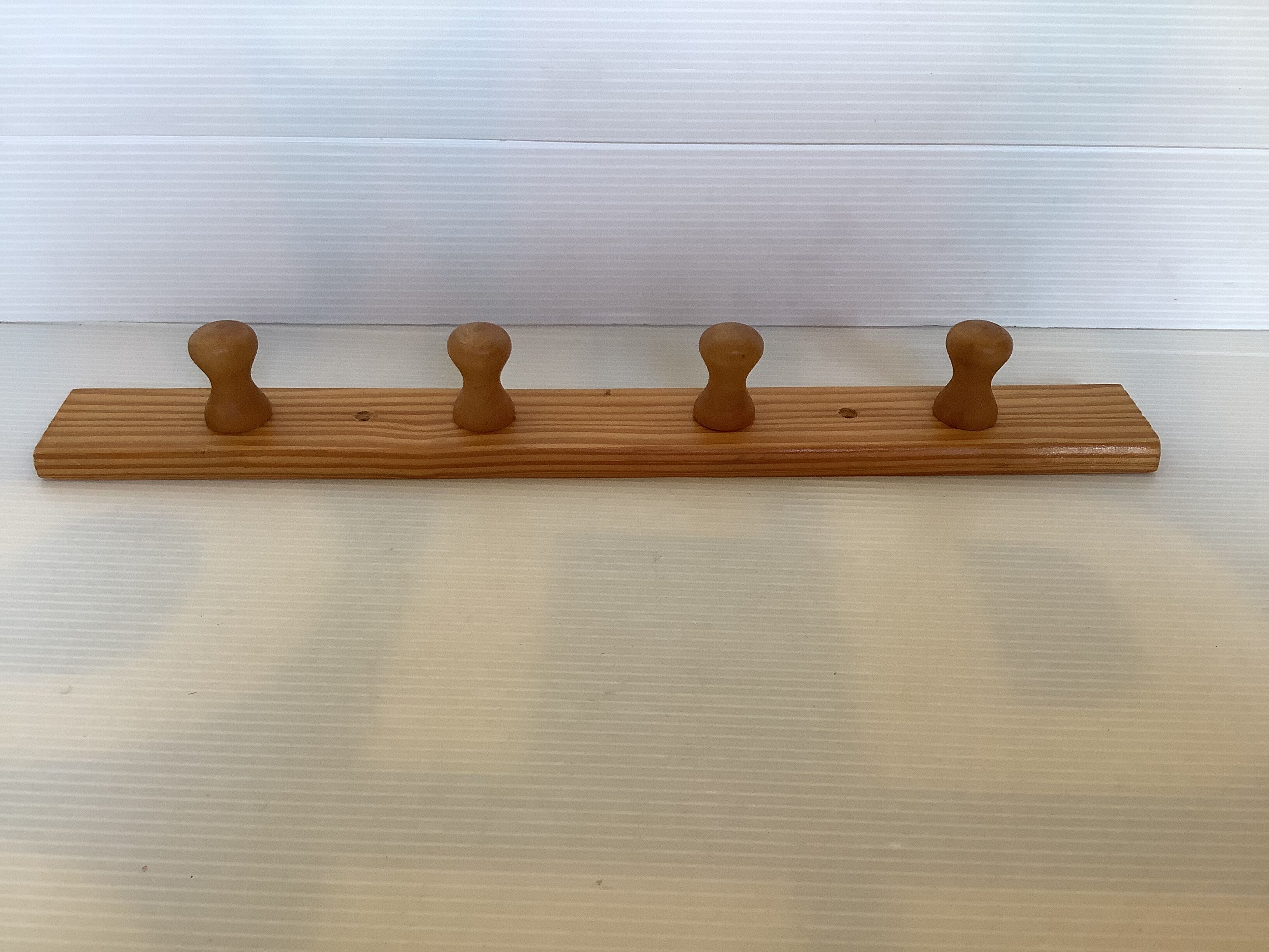 Dish towel rack Scandinavian pine coat rack