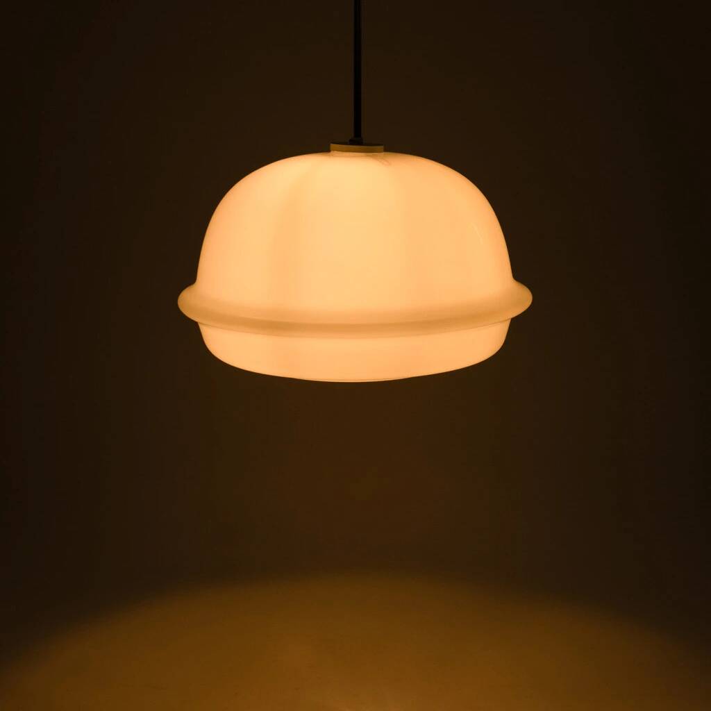 Glass pendant light by the company Osvětlovací Sklo