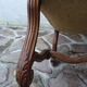 Fauteuil Louis XIII à feuilles d'acanthe