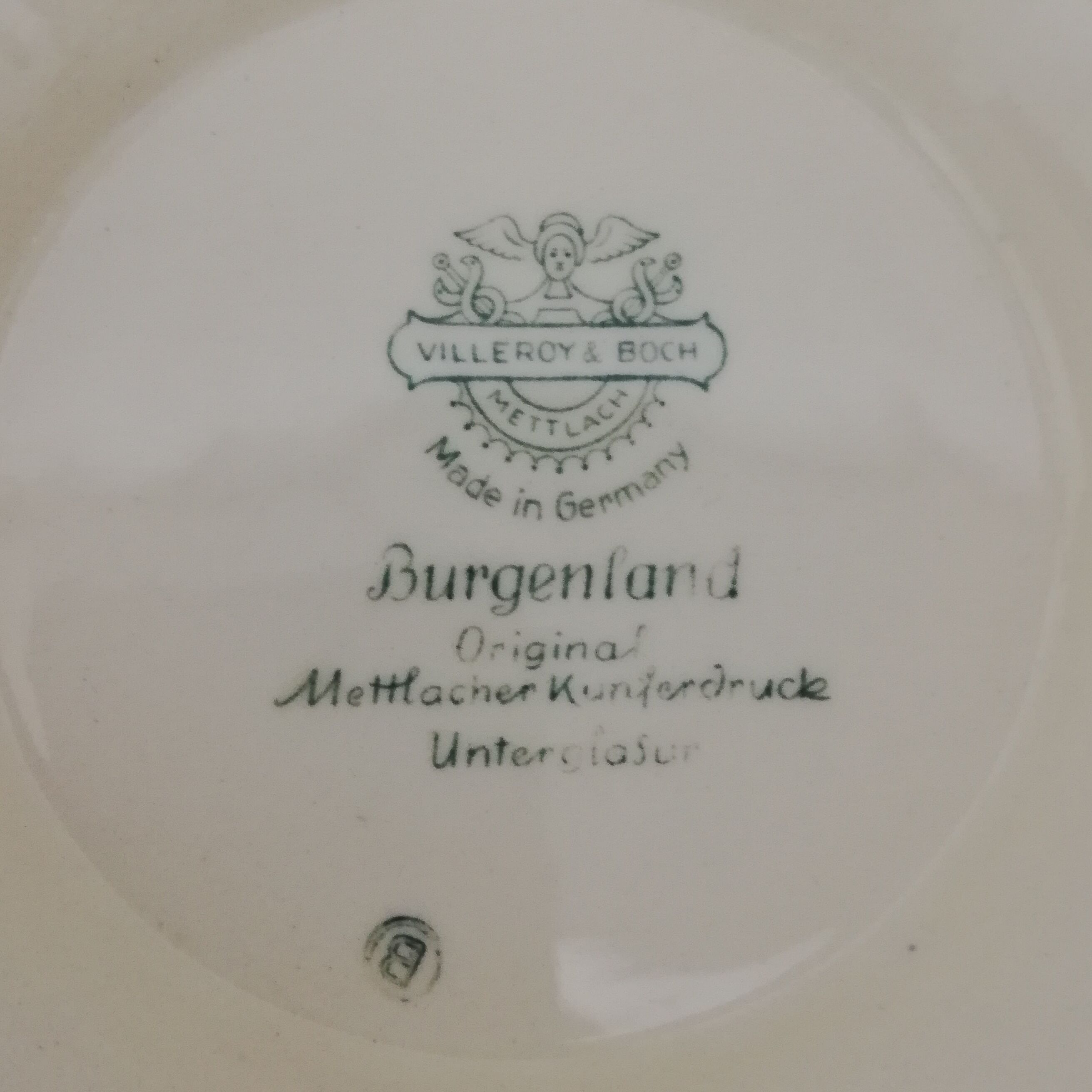 Bowl Villeroy & Boch pattern Burge land blue