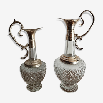 Ensemble de carafes Art Deco