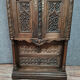 Gothic Renaissance style cabinet with solid oak putto around 1850