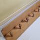 Wall-mounted coat rack, alpine design