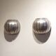 Scandinavian aluminium wall lamps, 1970s