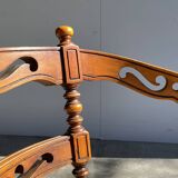 Giorgetti / classic armchair in art deco style / italy 1975s