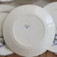 6 antique flat plates Creil and Montereau Téniers service