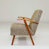 Vintage armchair modern design 1960 multicoloured