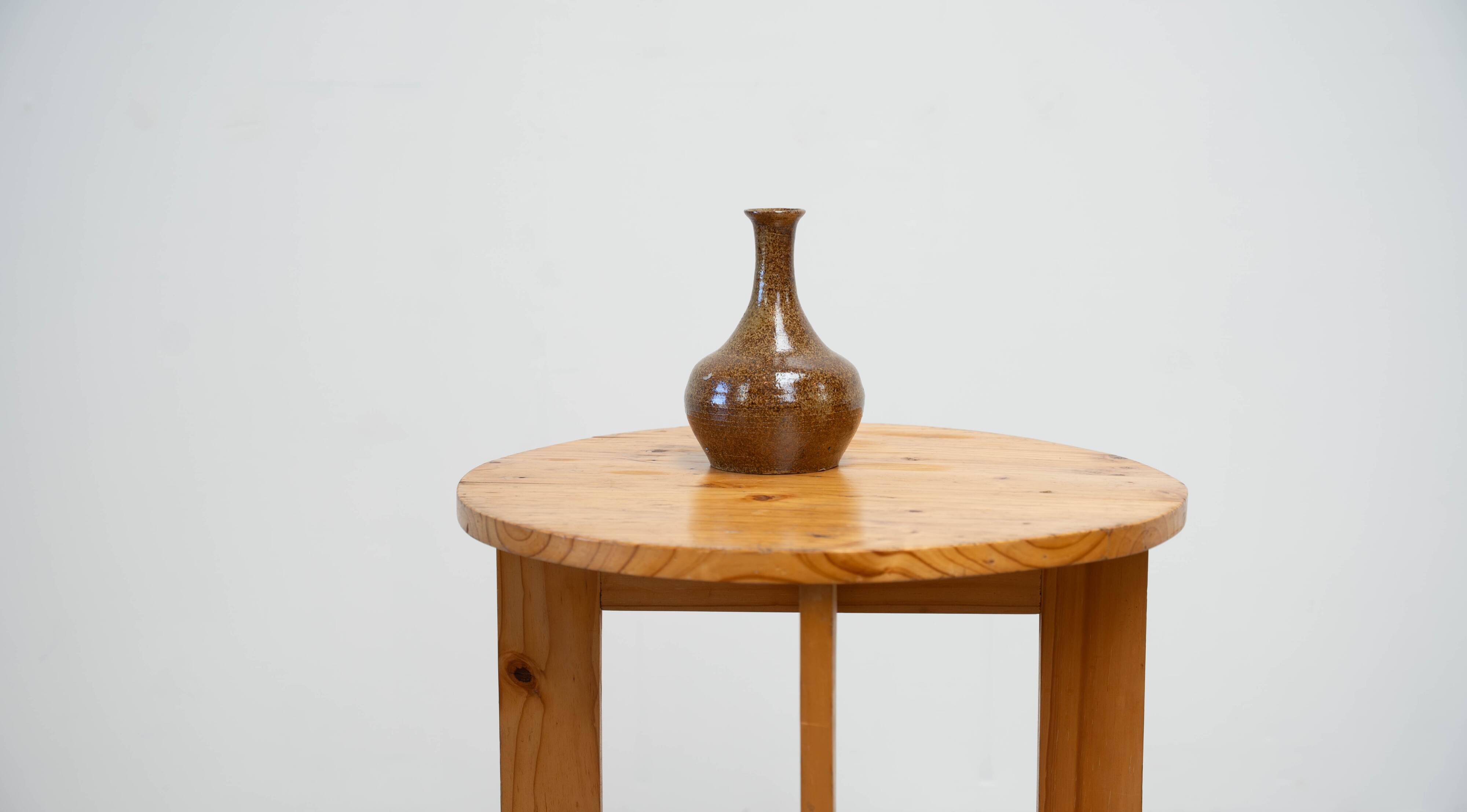 French pine side table
