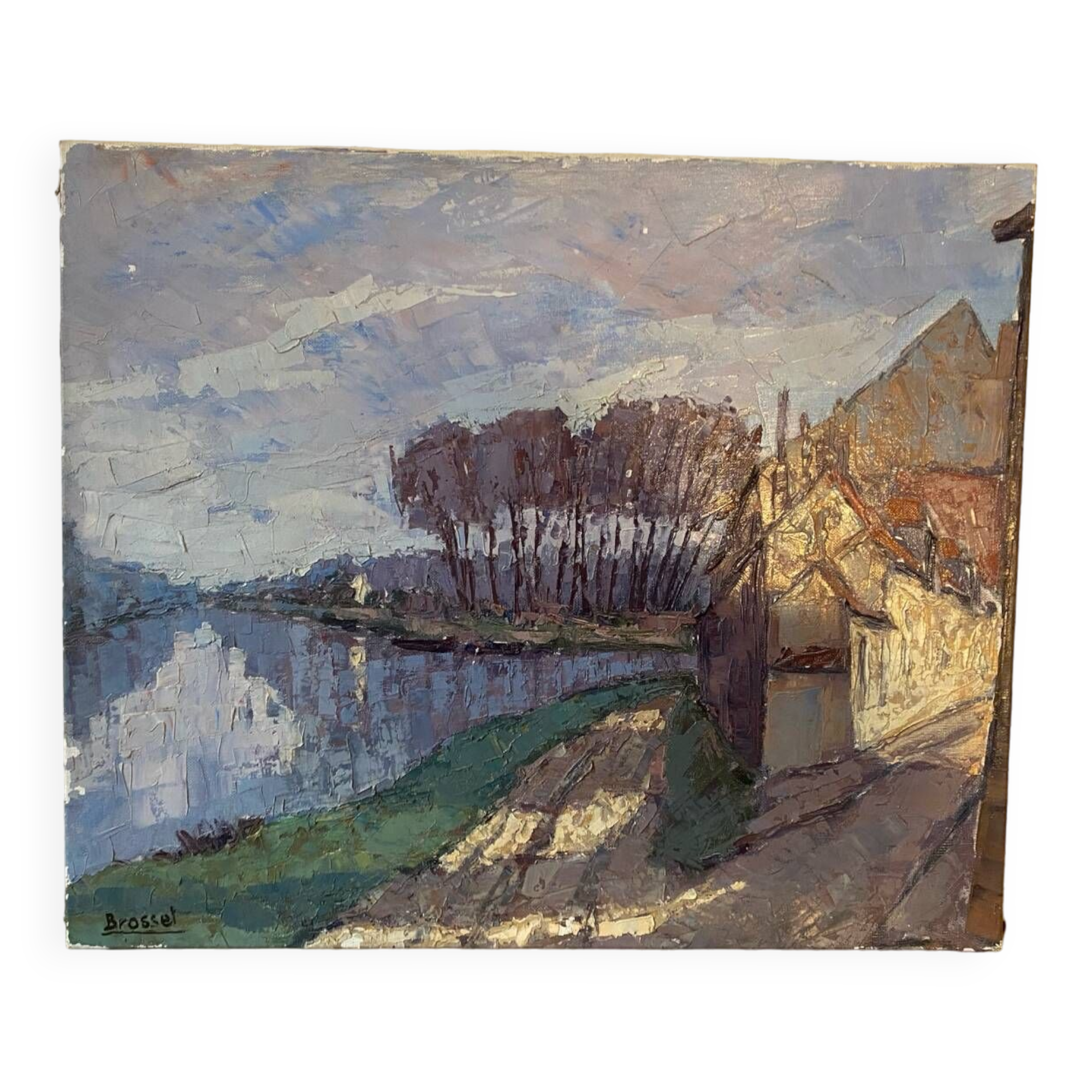 Paysage du val de marne signé