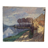 Landscape of the Val de Marne signed