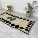 Handmade Moroccan Berber carpet 231 X 95 CM