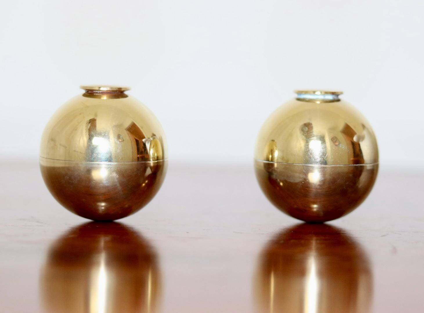 Pair of Candleholders by Pierre Forssell for Skultuna