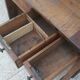 19th-century walnut writing desk.