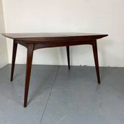 Table à manger extensible vintage de style scandinave en teck par Louis Van Teeffelen pour Wébé, 1950s
