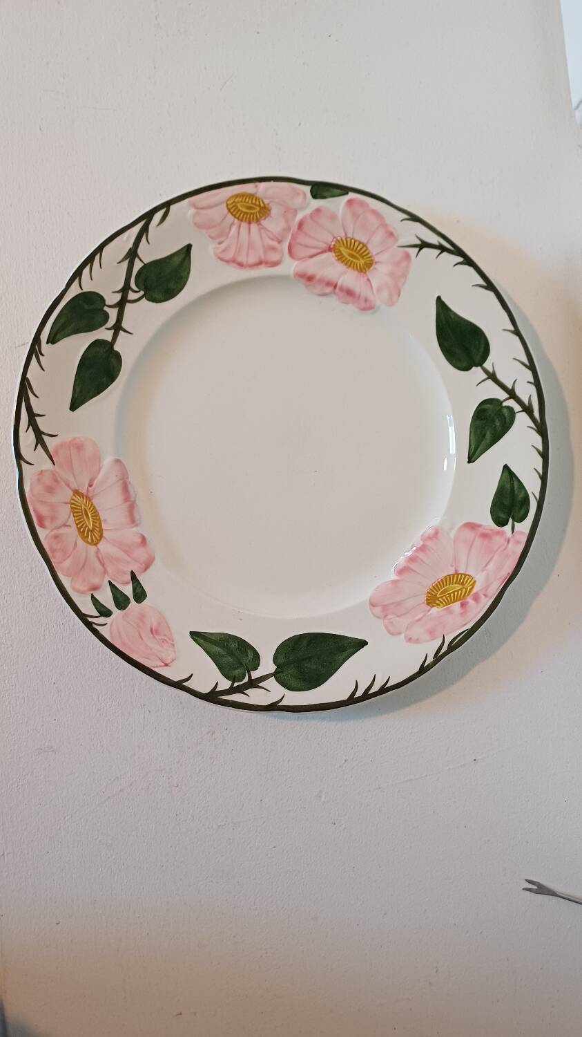 Set of 6 Wild Rose dinner plates Villeroy and Boch