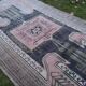 Vintage Turkish hallway rug 170x350 cm
