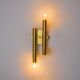 Tubular wall lamp by Maison Sciolari, 2 lights, Italy, 1970