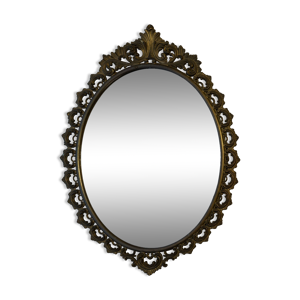 Ancien miroir en bronze,