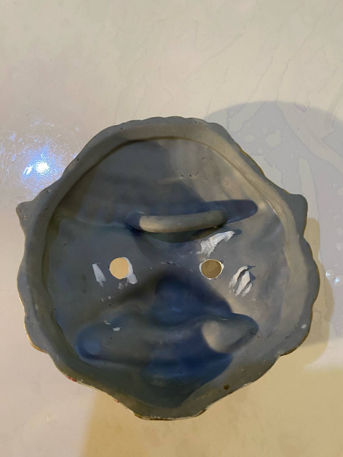 Wall mask of the Hindu monkey god.