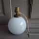 Opaline ball lamp Art Deco