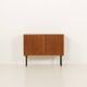 Danish mid century vinyl record cabinet in teak, 1970s