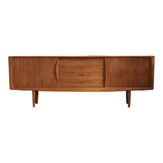 Enfilade H. W. Klein pour Bramin, teck, bois, scandinave moderne, années 1960