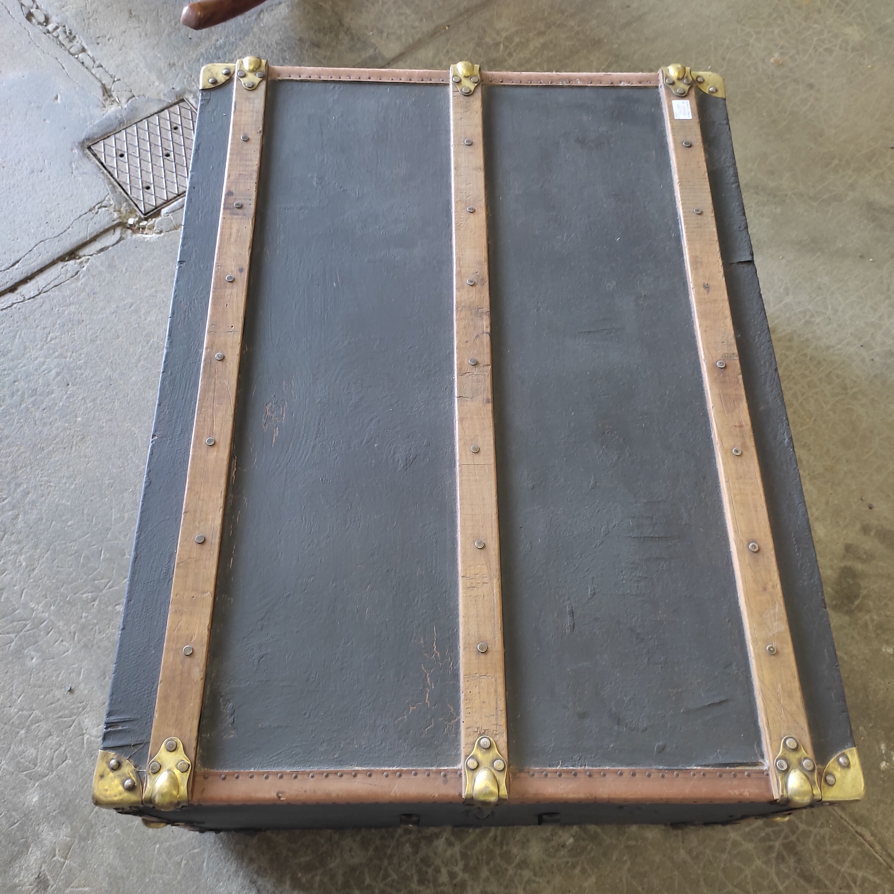 Large travel trunk