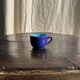 Set of 12 small vintage espresso cups duo in blue Made in Italy