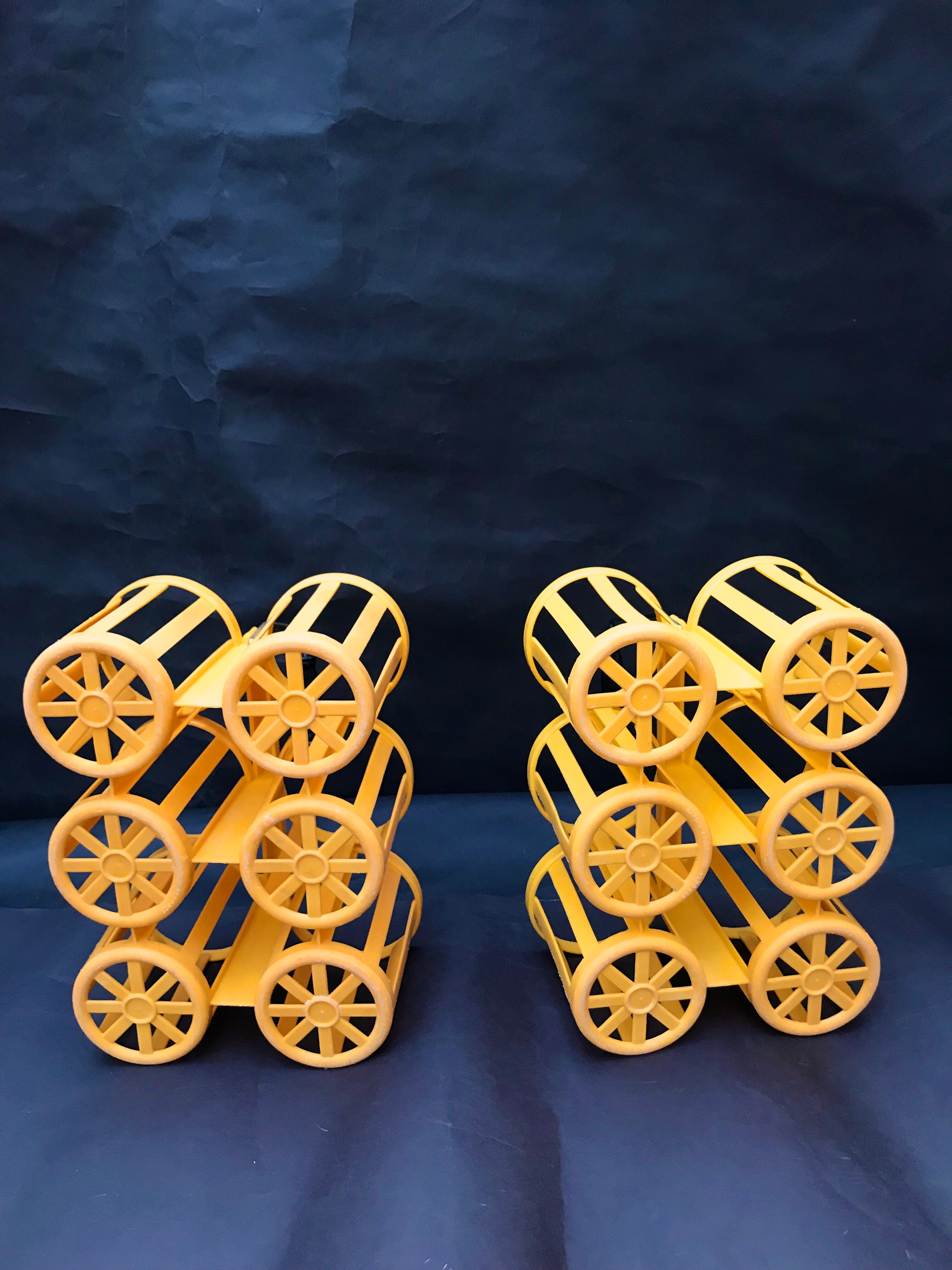 Bottle baskets lockers bottles yellow decoration vintage kitchen