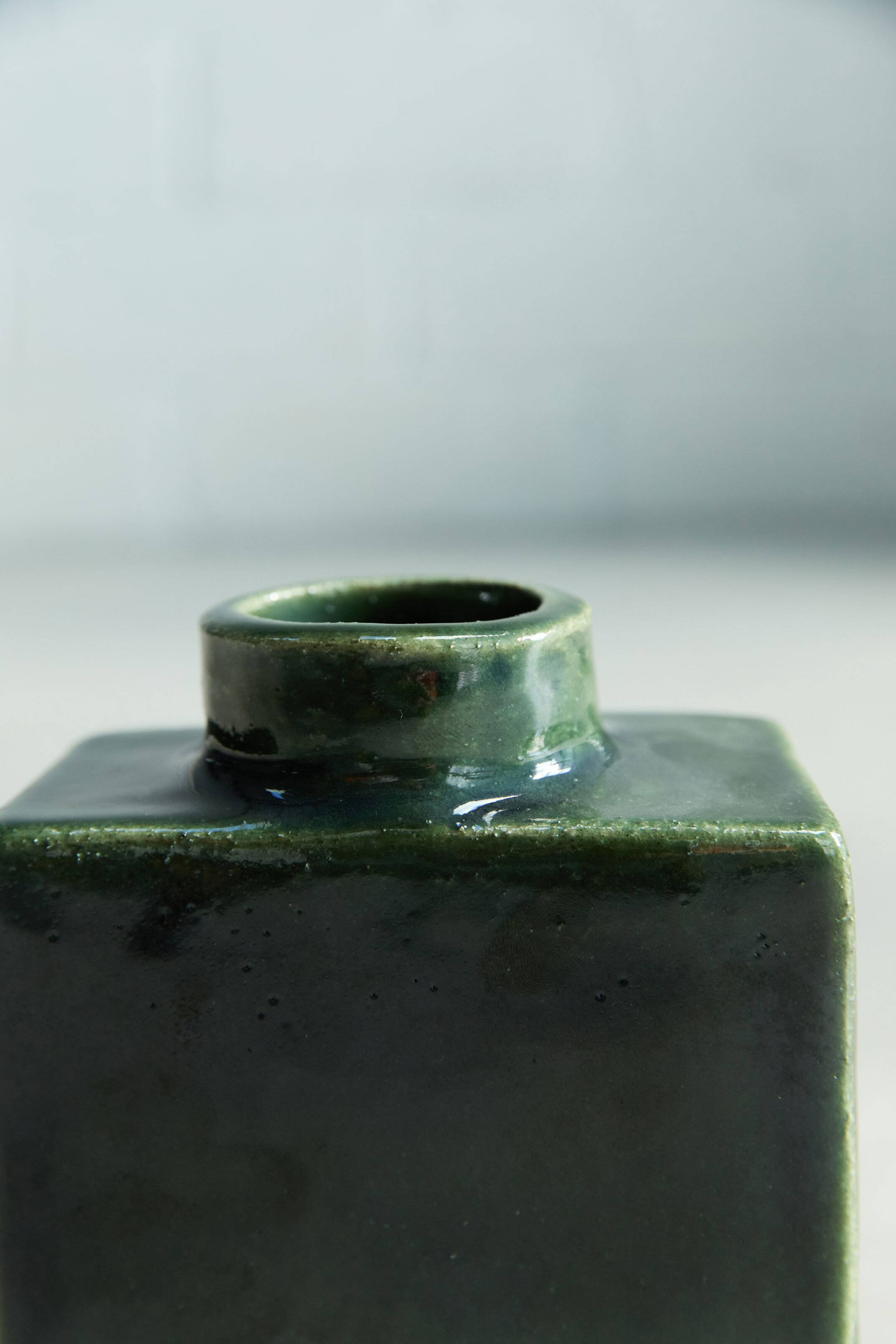 Cuubik Small Emerald Vase