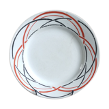 Old plate with geometric pattern Lunéville France
