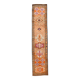 Rare Tapis Runner Vintage Anatolien, Tons Orange et Violet, Fait Main