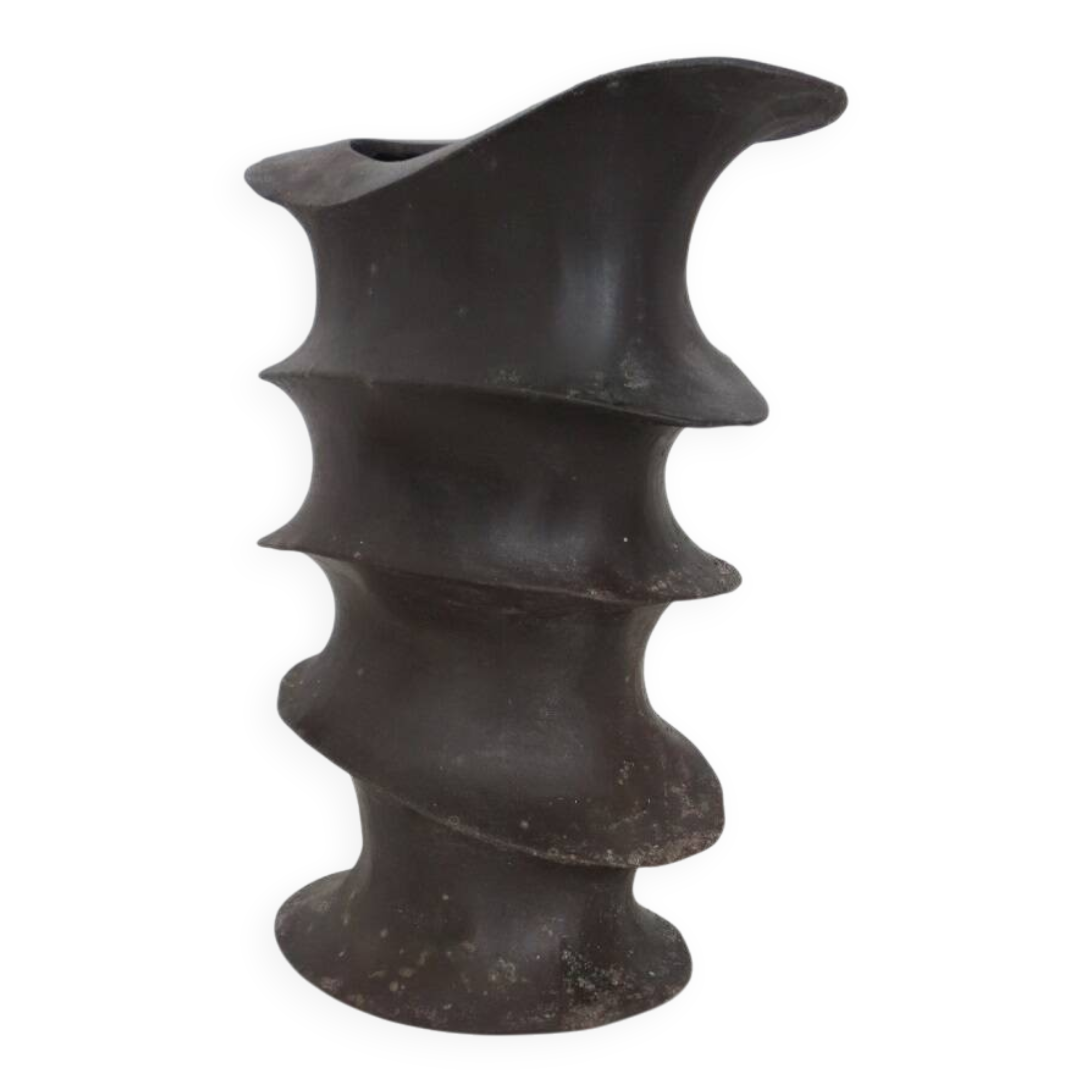 Vase sculptural de forme libre des années 1970