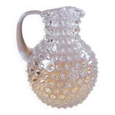 Carafe en cristal de bohème pointes de diamants
