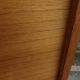 Vintage 1960s storage cabinet with curtains