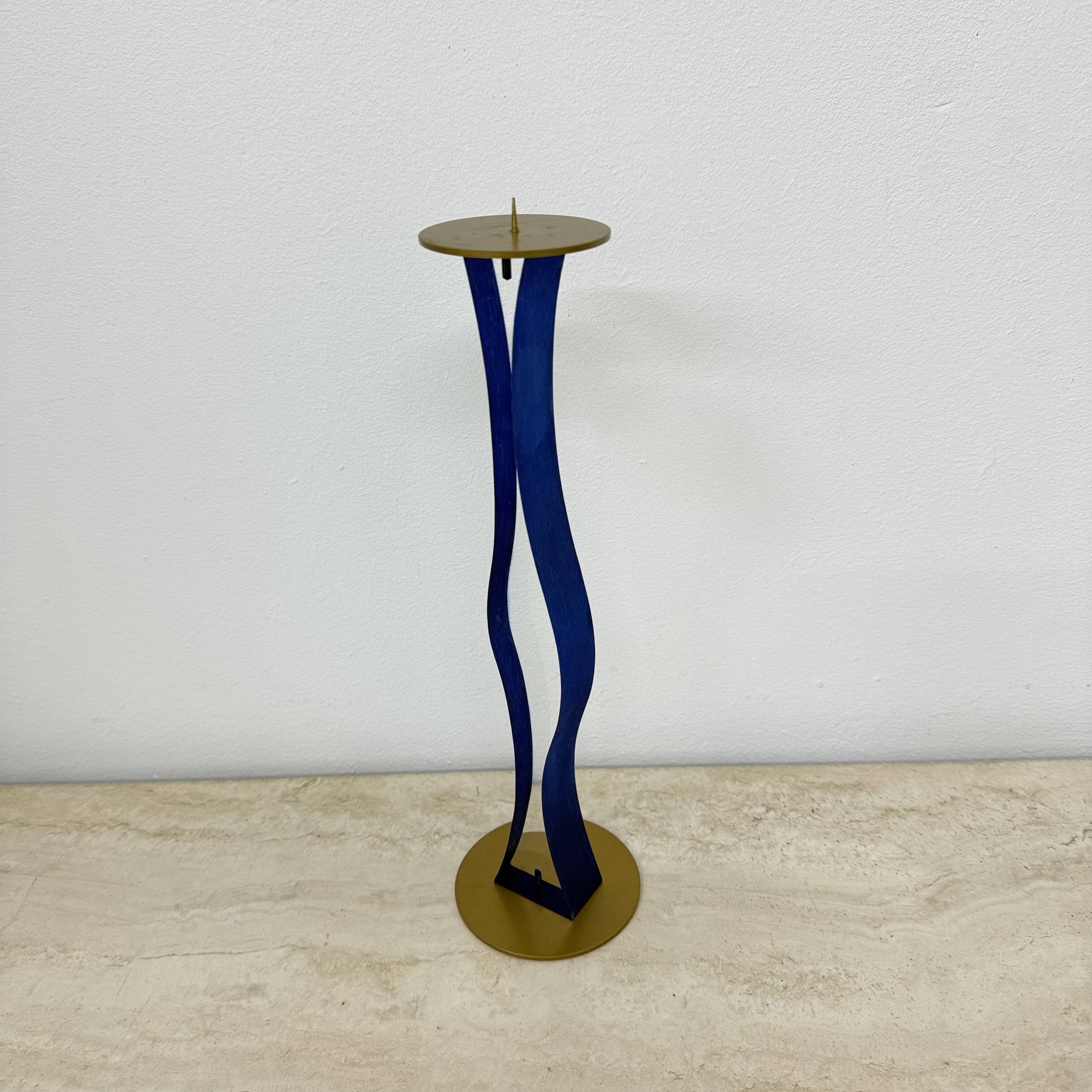 Lucite Cec Lepage style lucite candle stick , 1980s