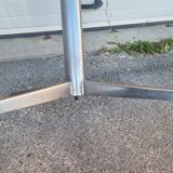 Round table formica yellow 1970