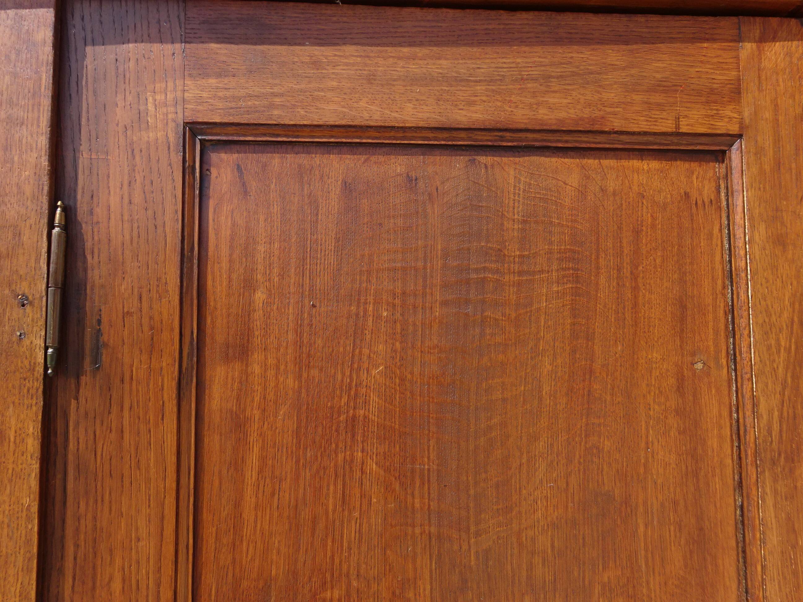Large Parisian wardrobe in solid oak