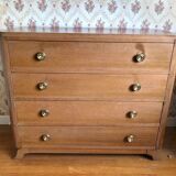 Commode 4 tiroirs ancienne bois