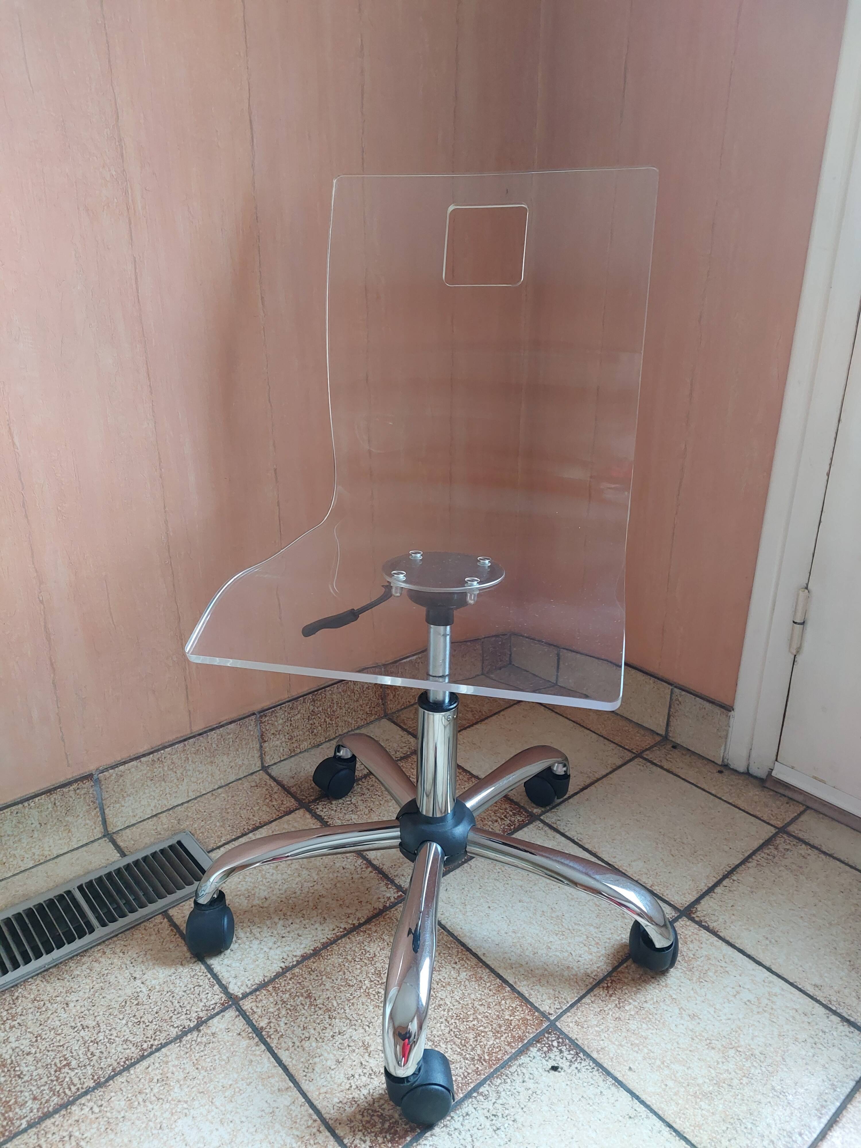 Plexiglass chair