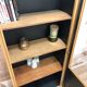 Vitrine vintage en chêne