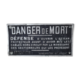 Plaque industrielle